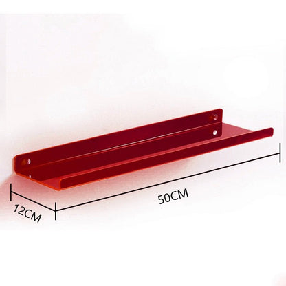 Modern Acrylic Floating Wall Shelves