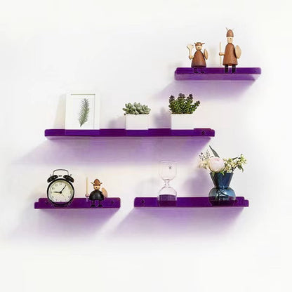 Modern Acrylic Floating Wall Shelves
