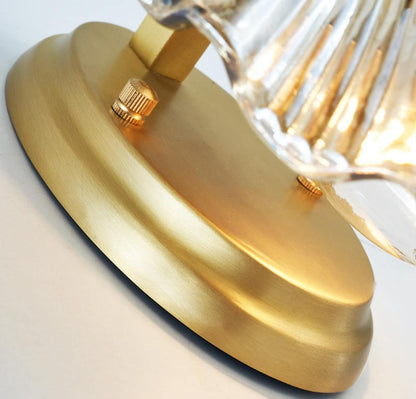 Modern Iron Glass Shell LED Wall Light 1-Light