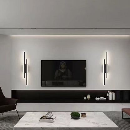 Modern Linear LED Wall Sconce Lamp 2-Light