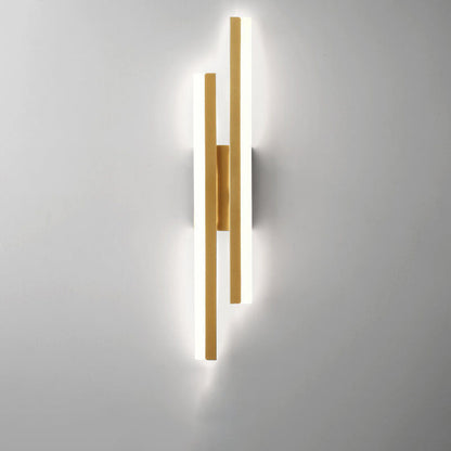 Modern Linear LED Wall Sconce Lamp 2-Light
