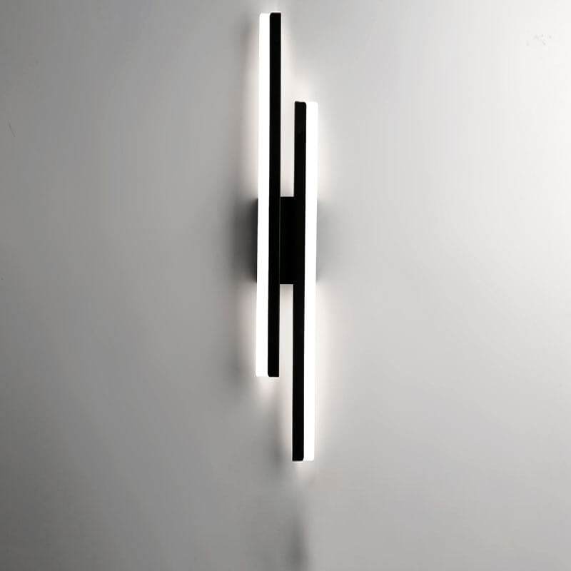 Modern Linear LED Wall Sconce Lamp 2-Light
