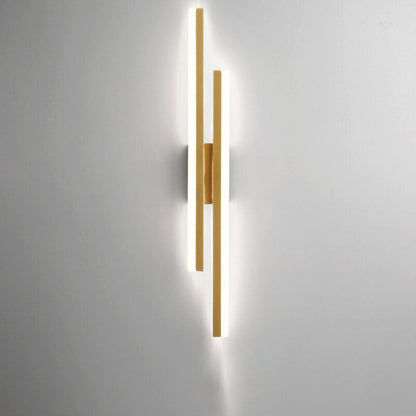 Modern Linear LED Wall Sconce Lamp 2-Light