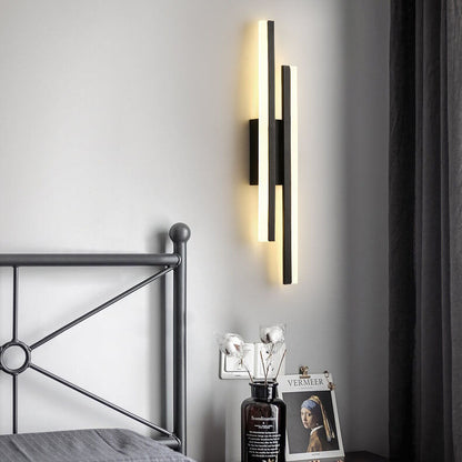 Modern Linear LED Wall Sconce Lamp 2-Light