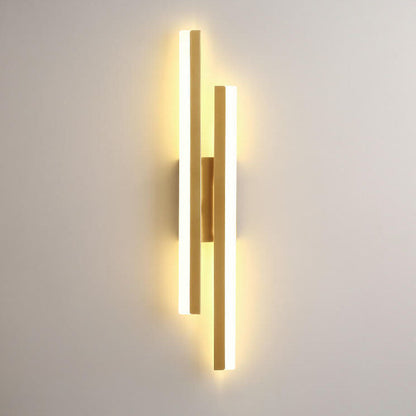 Modern Linear LED Wall Sconce Lamp 2-Light