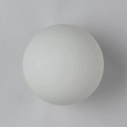 Modern Minimal Glass Globe Wall Sconce Lamp 1-Light