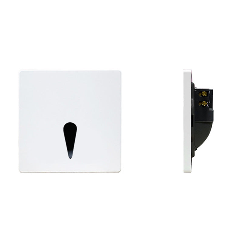 Modern Minimal Square LED Recessed Wall Lamp 1-Light
