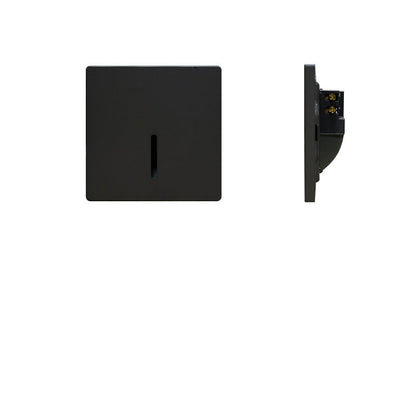 Modern Minimal Square LED Recessed Wall Lamp 1-Light