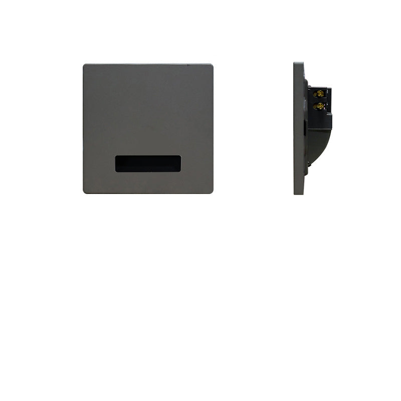 Modern Minimal Square LED Recessed Wall Lamp 1-Light