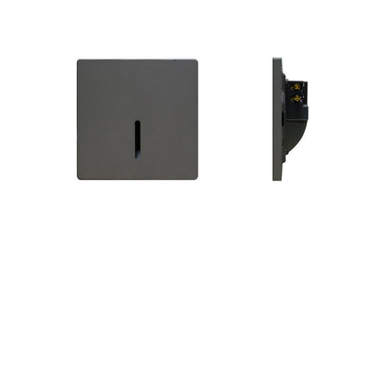 Modern Minimal Square LED Recessed Wall Lamp 1-Light
