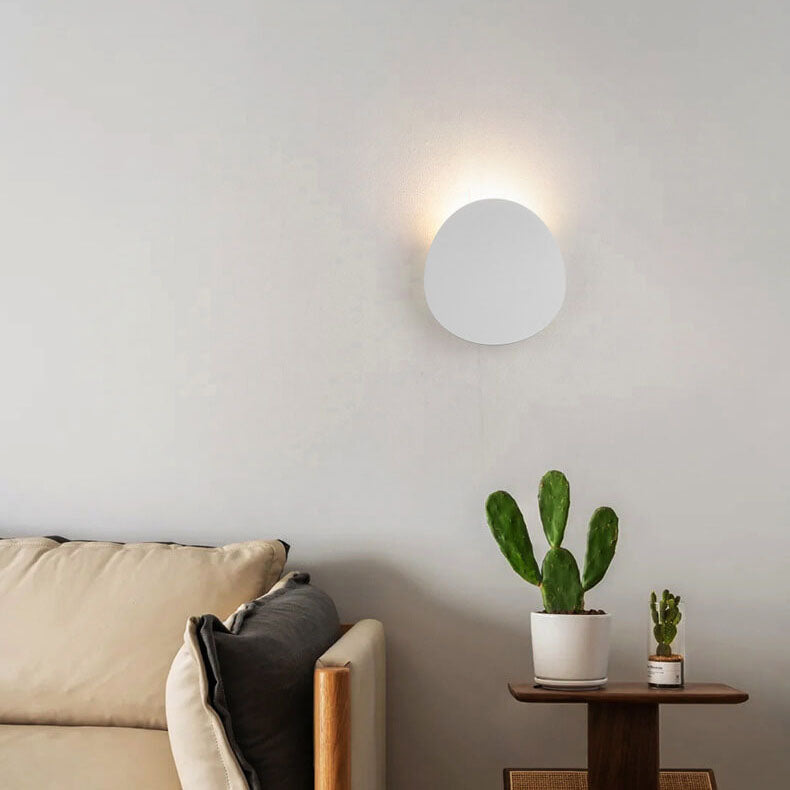 Contemporary Round LED Wall Sconce Lamp 1-Light
