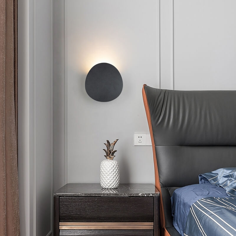 Contemporary Round LED Wall Sconce Lamp 1-Light