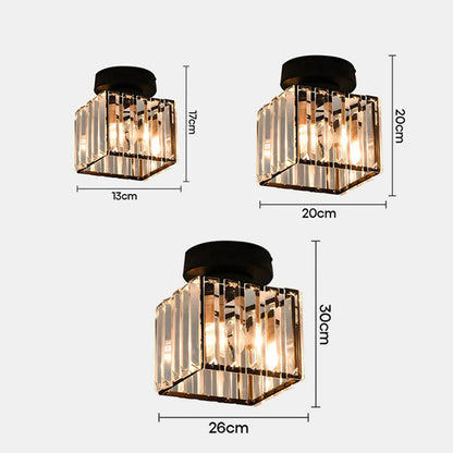 Contemporary Iron 1-Light Flush Ceiling Light 1-Light