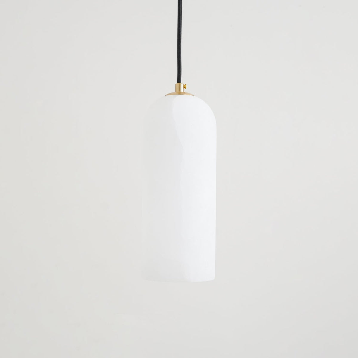 Contemporary Alabaster Single-Drop Design Pendant Light 1-Light