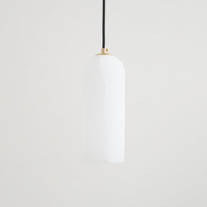 Contemporary Alabaster Single-Drop Design Pendant Light 1-Light