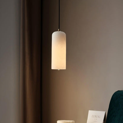 Contemporary Alabaster Single-Drop Design Pendant Light 1-Light
