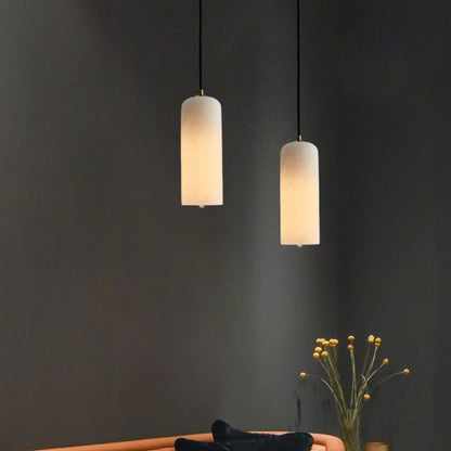 Contemporary Alabaster Single-Drop Design Pendant Light 1-Light
