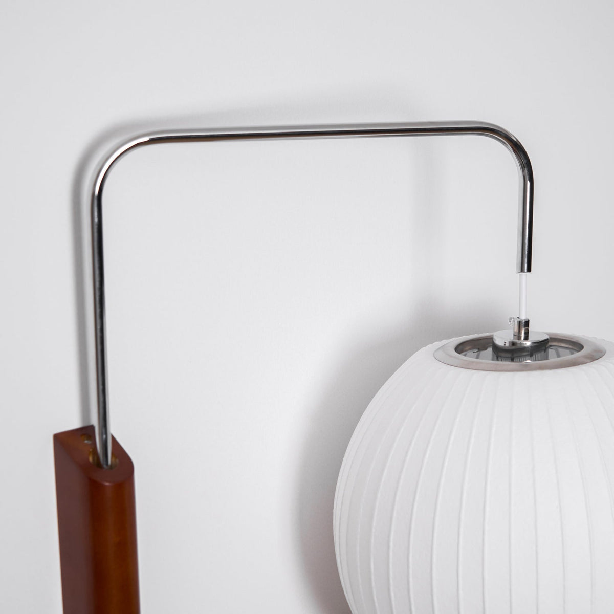 Contemporary Polymer Pull Chain Wall Light 1-Light
