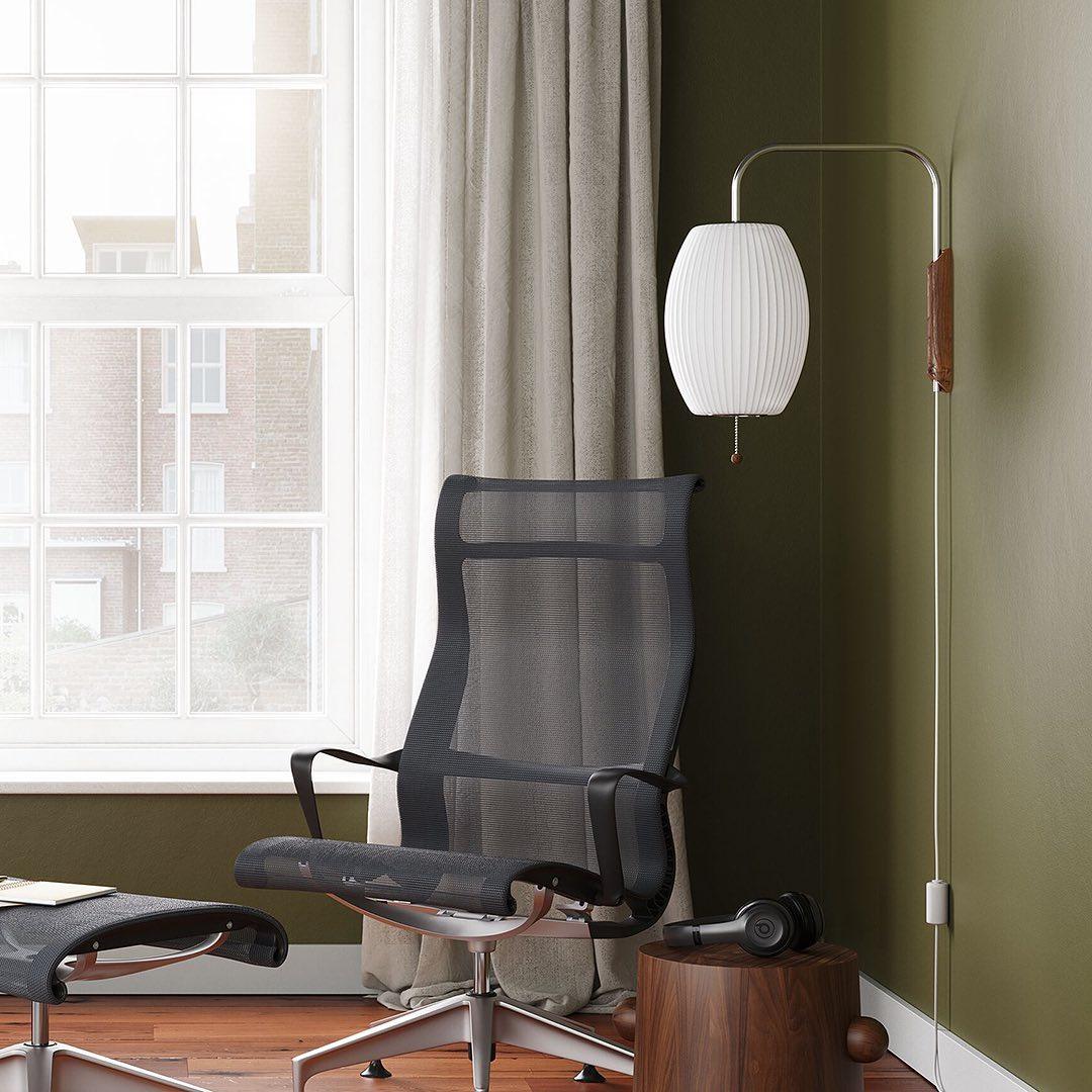 Contemporary Polymer Pull Chain Wall Light 1-Light