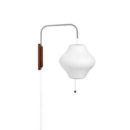 Contemporary Polymer Pull Chain Wall Light 1-Light