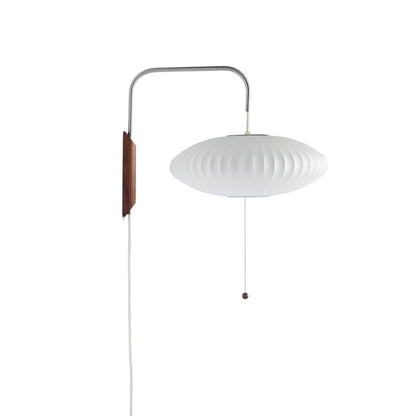 Contemporary Polymer Pull Chain Wall Light 1-Light