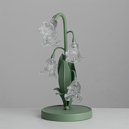 Contemporary Glass Multi-Light Stem Table Lamp 1-Light