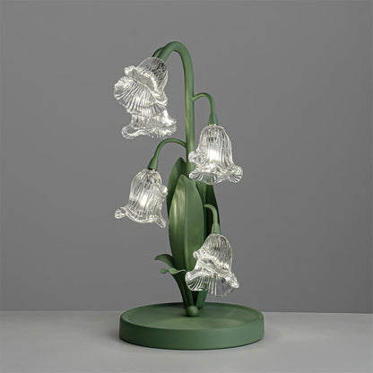 Contemporary Glass Multi-Light Stem Table Lamp 1-Light