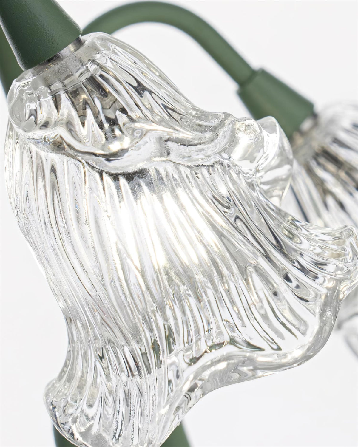 Contemporary Glass Multi-Light Stem Table Lamp 1-Light