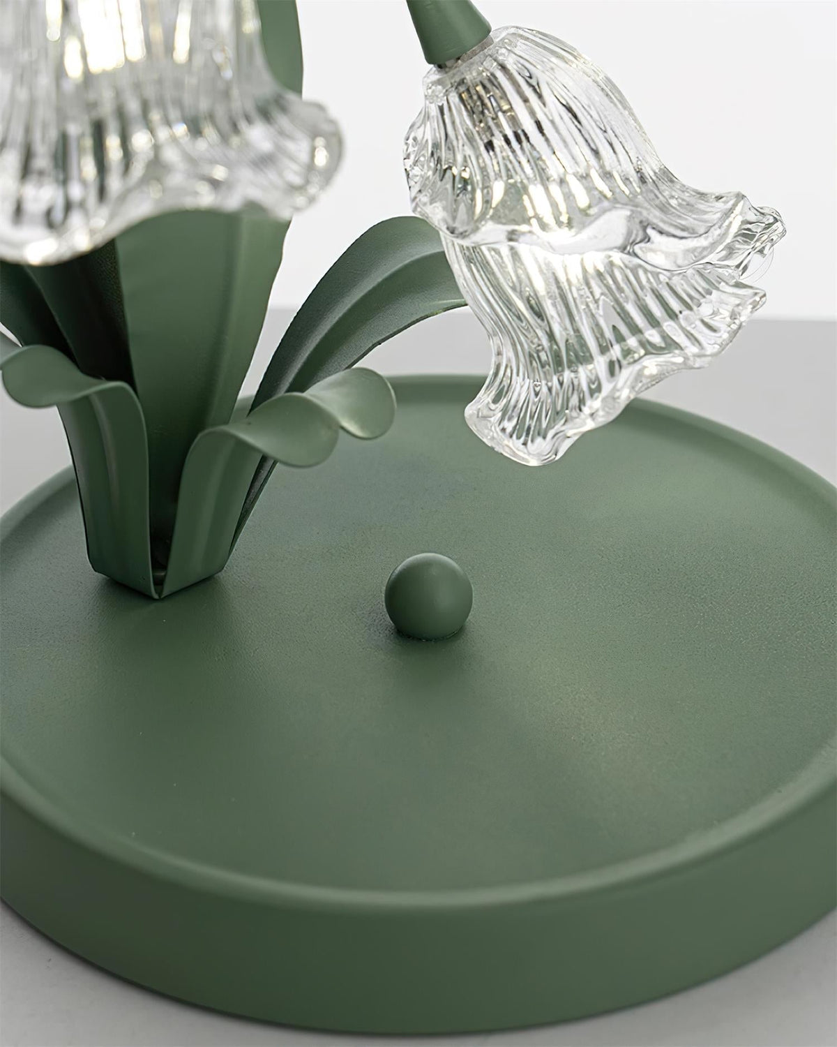 Contemporary Glass Multi-Light Stem Table Lamp 1-Light