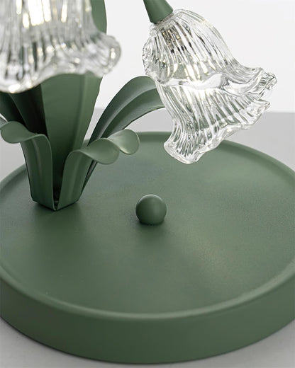 Contemporary Glass Multi-Light Stem Table Lamp 1-Light