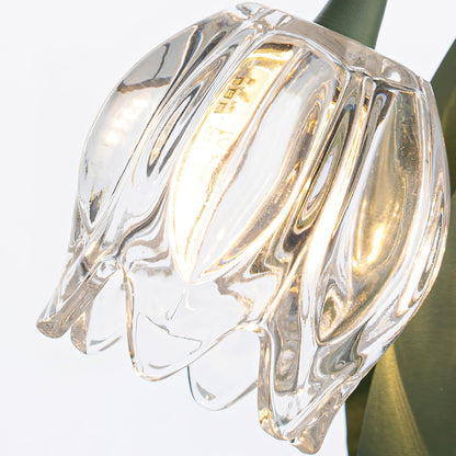 Contemporary Glass Multi-Light Stem Table Lamp 1-Light