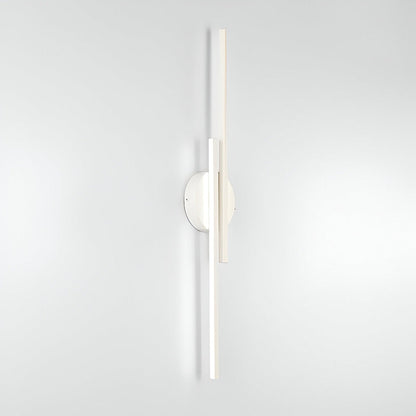 Contemporary Aluminium Round Backplate Wall Light 1-Light