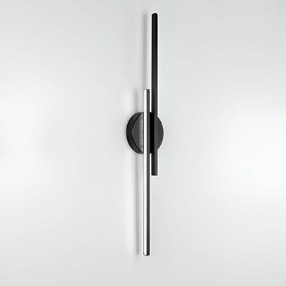 Contemporary Aluminium Round Backplate Wall Light 1-Light