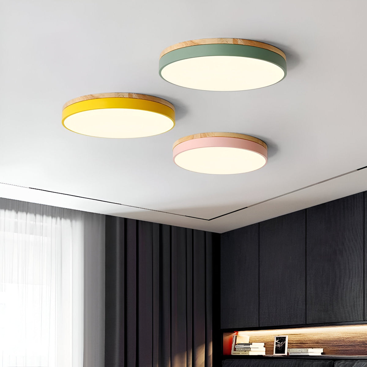 Nordic Iron Acrylic Diffuser Ceiling Light 1-Light
