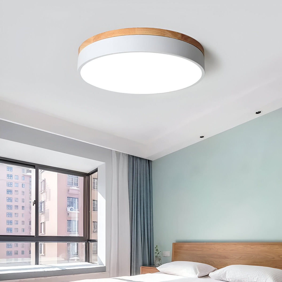 Nordic Iron Acrylic Diffuser Ceiling Light 1-Light