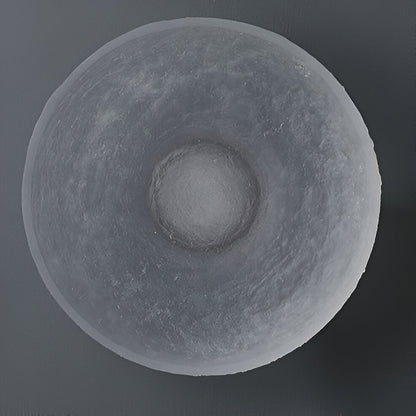 Contemporary Minimalist Resin Round Wall Sconce LED 1-Light