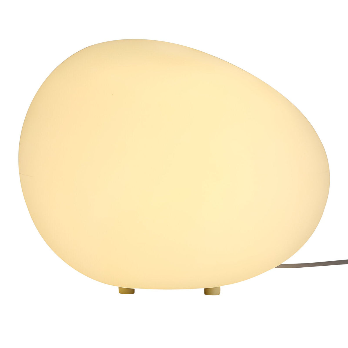 Scandinavian Stone-Shaped LED Table Lamp 1-Light