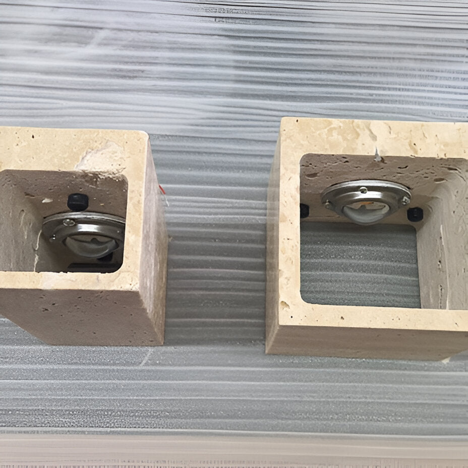 Minimalist Stone Natural Cave Wall Light 1-Light