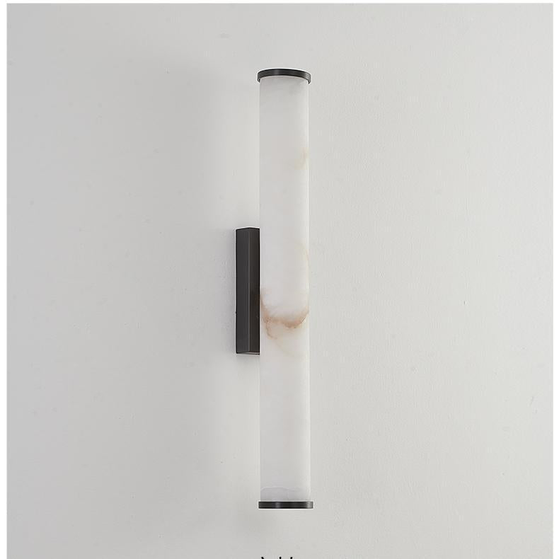 Contemporary Minimalist Spanish Marble Copper Wall Sconce LED 1-Light