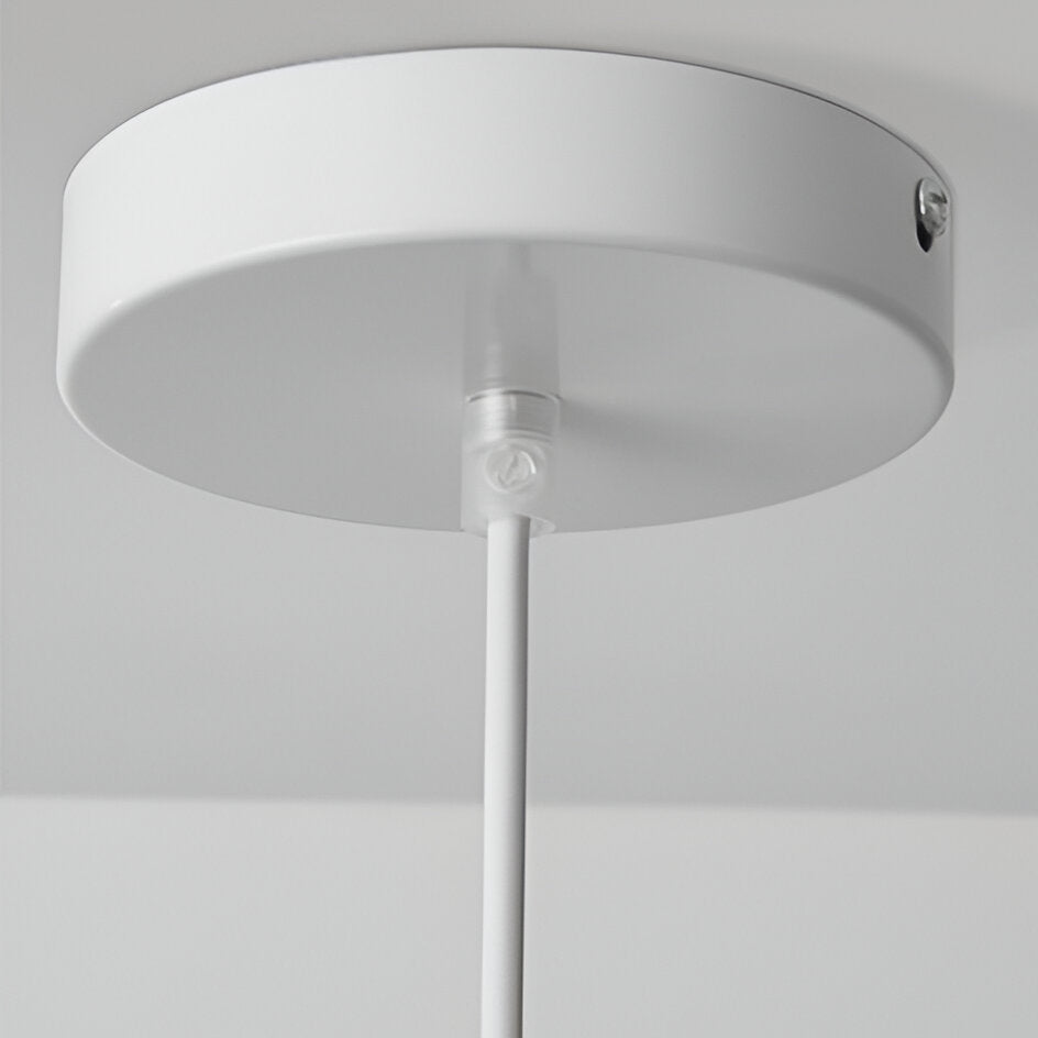 Wabi-Sabi Polystyrene Spherical Dome Pendant Light 1-Light
