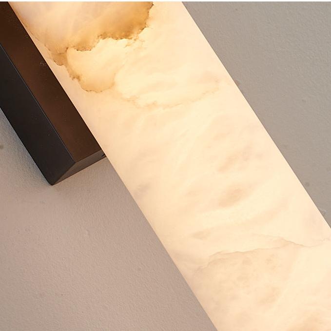 Contemporary Minimalist Spanish Marble Copper Wall Sconce LED 1-Light