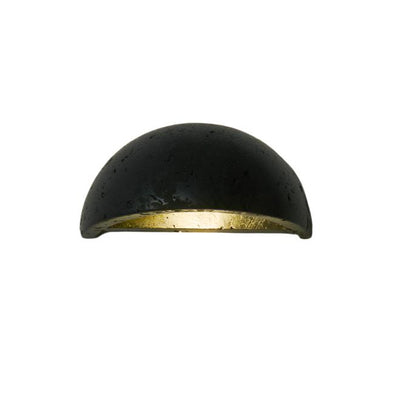 Wabi-Sabi Travertine Semicircular Wall Sconce LED 1-Light