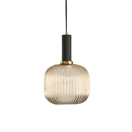 Contemporary Glass Tube Fitting Pendant Light 1-Light