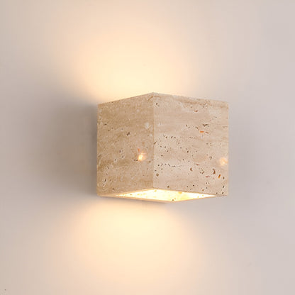 Minimalist Stone Natural Cave Wall Light 1-Light