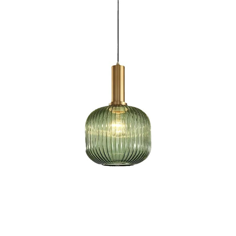 Contemporary Glass Tube Fitting Pendant Light 1-Light