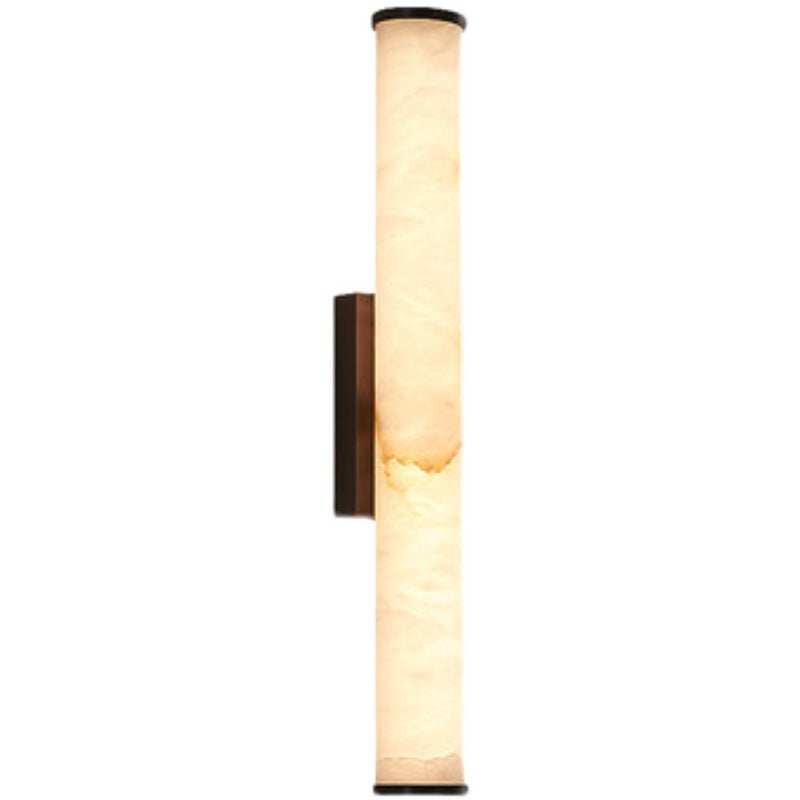 Contemporary Minimalist Spanish Marble Copper Wall Sconce LED 1-Light