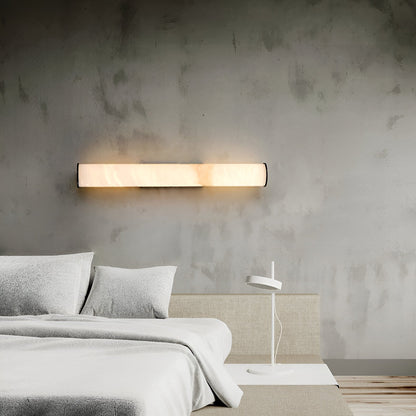 Contemporary Minimalist Spanish Marble Copper Wall Sconce LED 1-Light