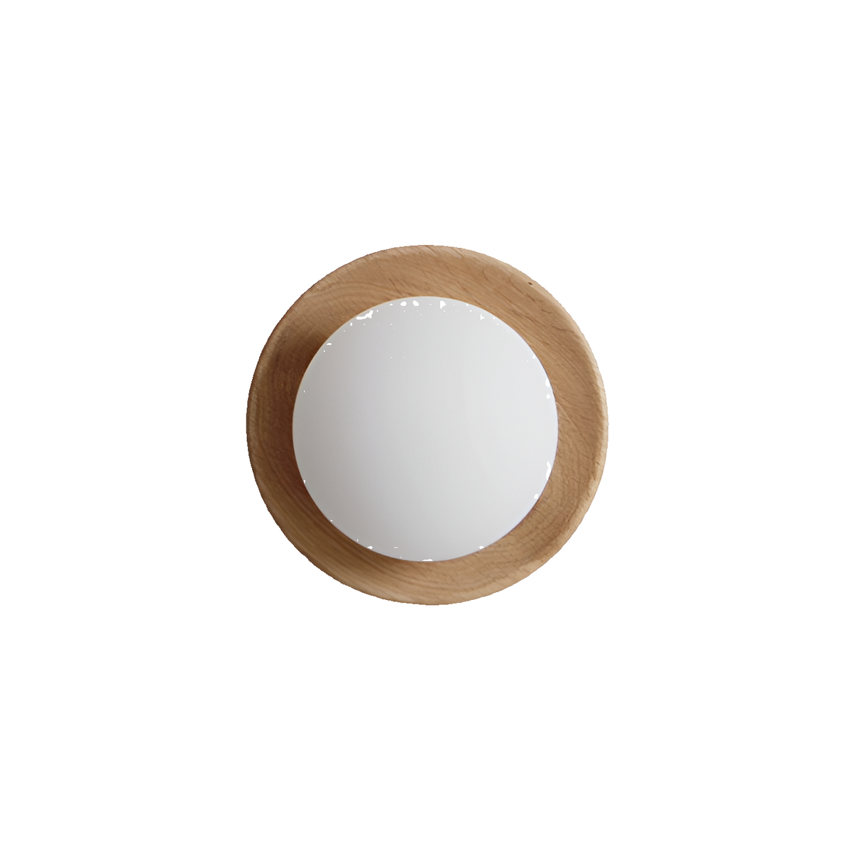 Nordic Wood Globe Shade Wall Light 1-Light