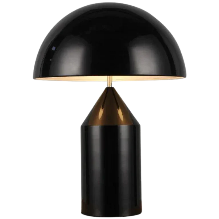Scandinavian Brass Dome LED Table Lamp 3-Light