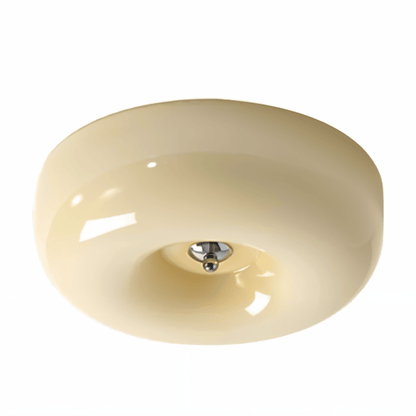 Contemporary Glass Smooth Dome Ceiling Light 1-Light